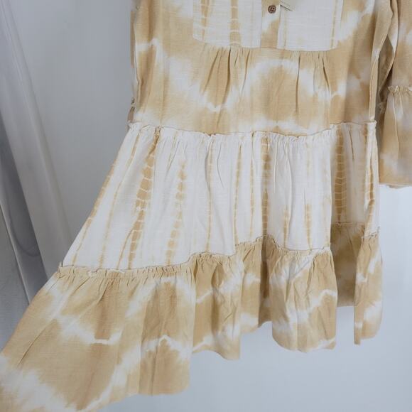 Faherty Maple Sugar Vida Tie Dye Trapeze Dress S - Picture 7 of 12